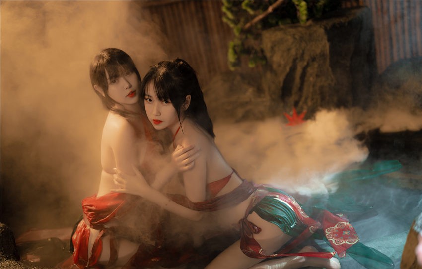 Tina很妖孽呀&不呆猫 古风双人 [16P-226M] 第2张