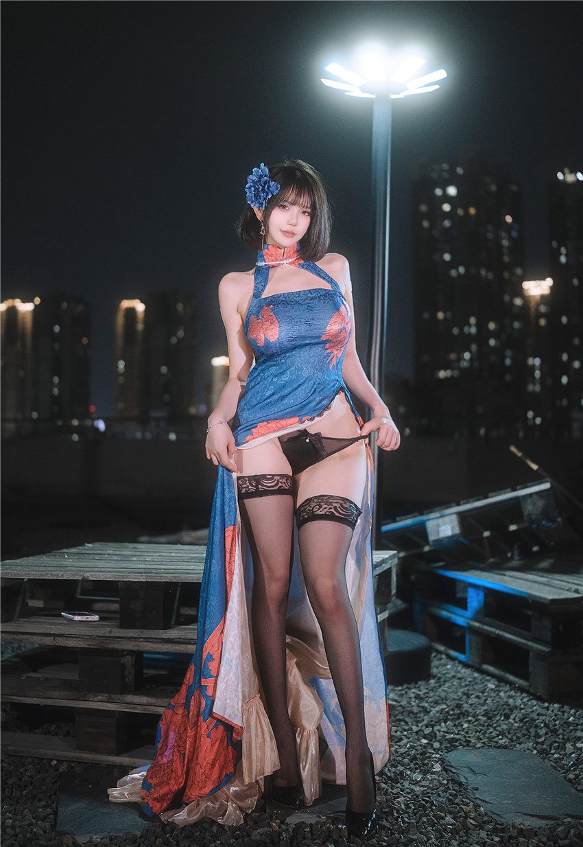 Tina很妖孽呀 碧蓝航线 建武 旗袍 [39P-331MB] 第1张